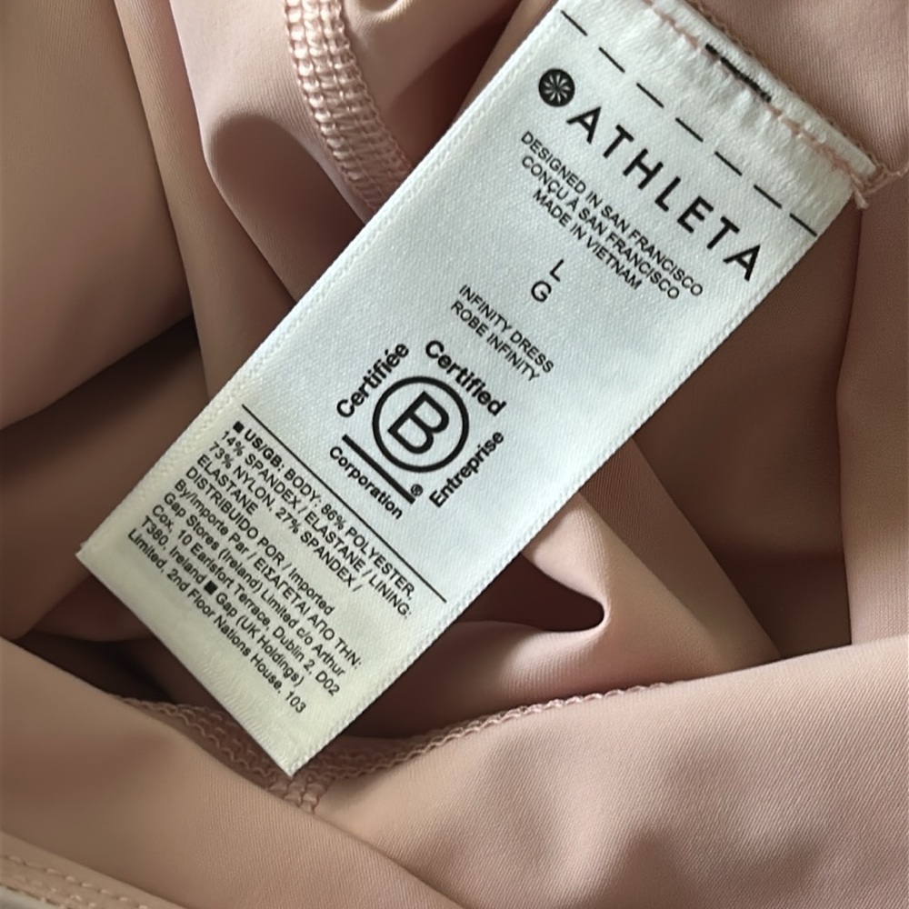 Athleta Infinity Dress Robe Infinity Size L - Picture 12 of 15